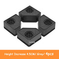 4pcs Anti Vibration Feet Pads Rubber Mat Slipstop Silent Dampers Stand Universal Washing Machine Refrigerator Furniture Foot Pad