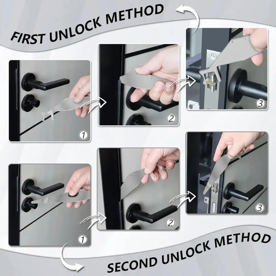 Multi-Functional Firefighters Tools Stainless Steel Lock Picking Fire Tool Fast Opener Practical Locksmith Kit for Professionals