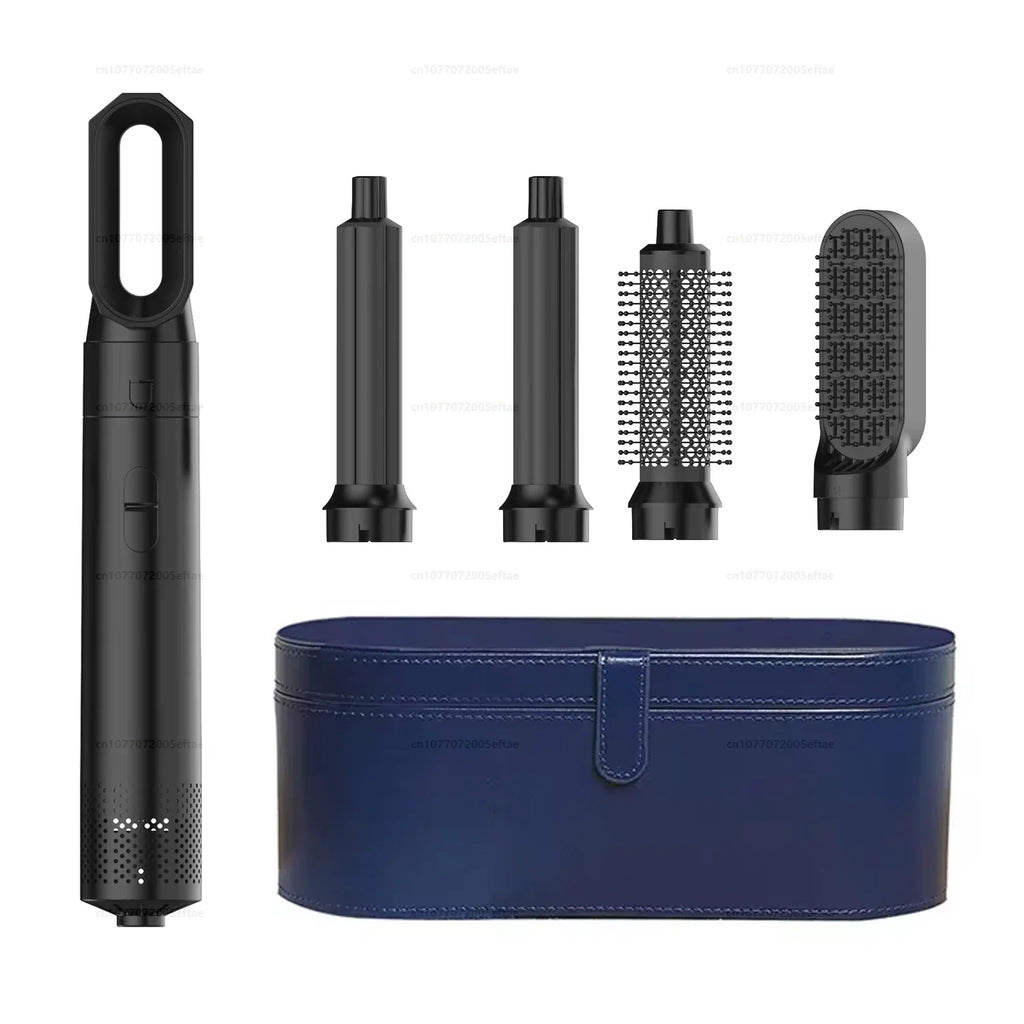 5 In 1 Styling Hair Dryer Electric Comb Negative Ion Professional Automatic Comb Curly Hair Straight Hair Comb Styling Tool