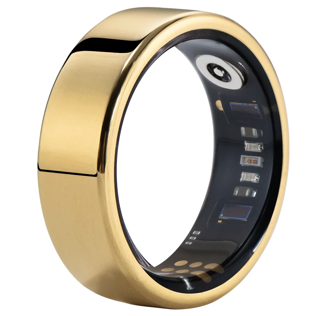 Amovan Nova Smart Ring Premium Quality GPS Sports Heart Rate Blood Oxygen Stress Sleep Temperature Monitor Meditation Ring