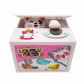 Anime Cartoon Figure Toy Piggy Bank Automatic Coin Eating Money Box for Boy Girls Funny Kid Gift for Birthday Holiday Home Decor