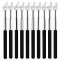 10Pcs Telescopic Teachers Pointer Stainless Steel Finger Pointer Stick Cute Retractable Classroom Pointers for Elementary School