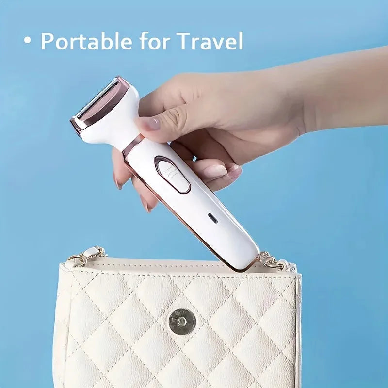 4-in-1 ladies 'multifunctional electric hair remover set Ladies bikini trimmer USB charging eyebrows nose hair face leg portable