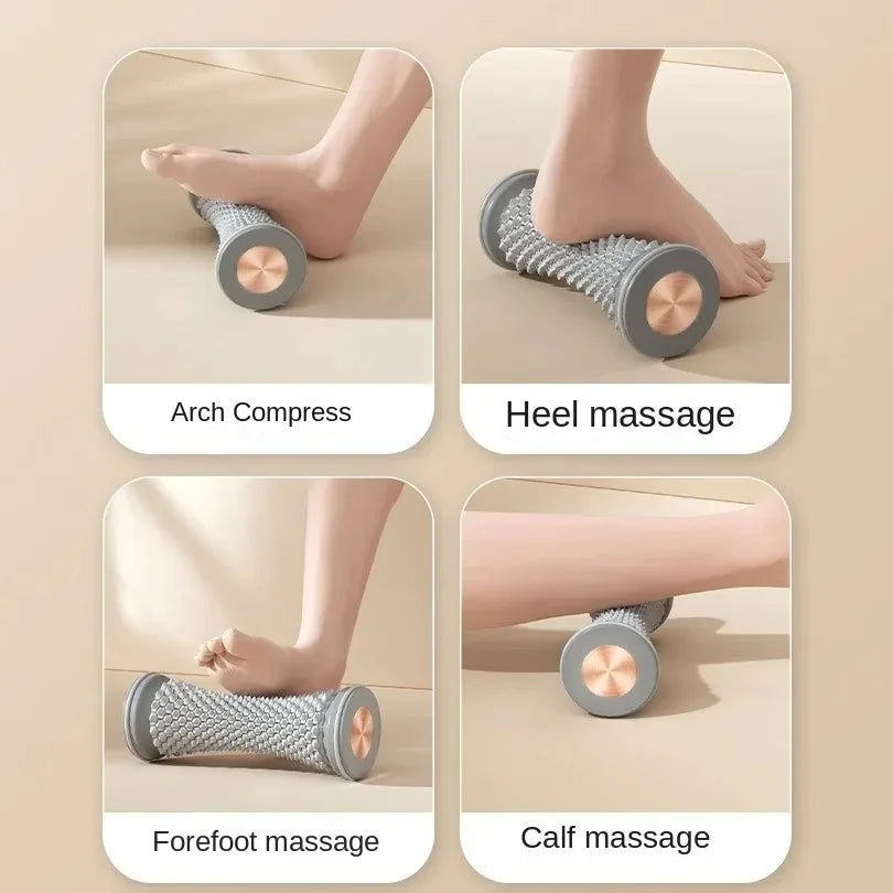 Mini Foot Massager Massage Roller Yoga Massage Ball Plantar Fascia Roller Muscle Relaxation Care Plastic Manual Foot Massager