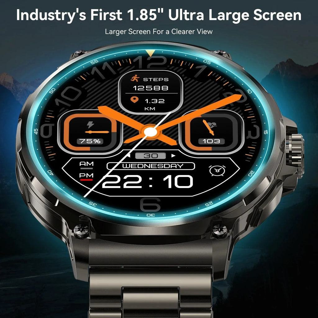 710mAh Battery Ultra GPS Smart watches Compass Watches Waterproof NEW For Men Women 2025 New Sports GPS Military Smart Watch Men