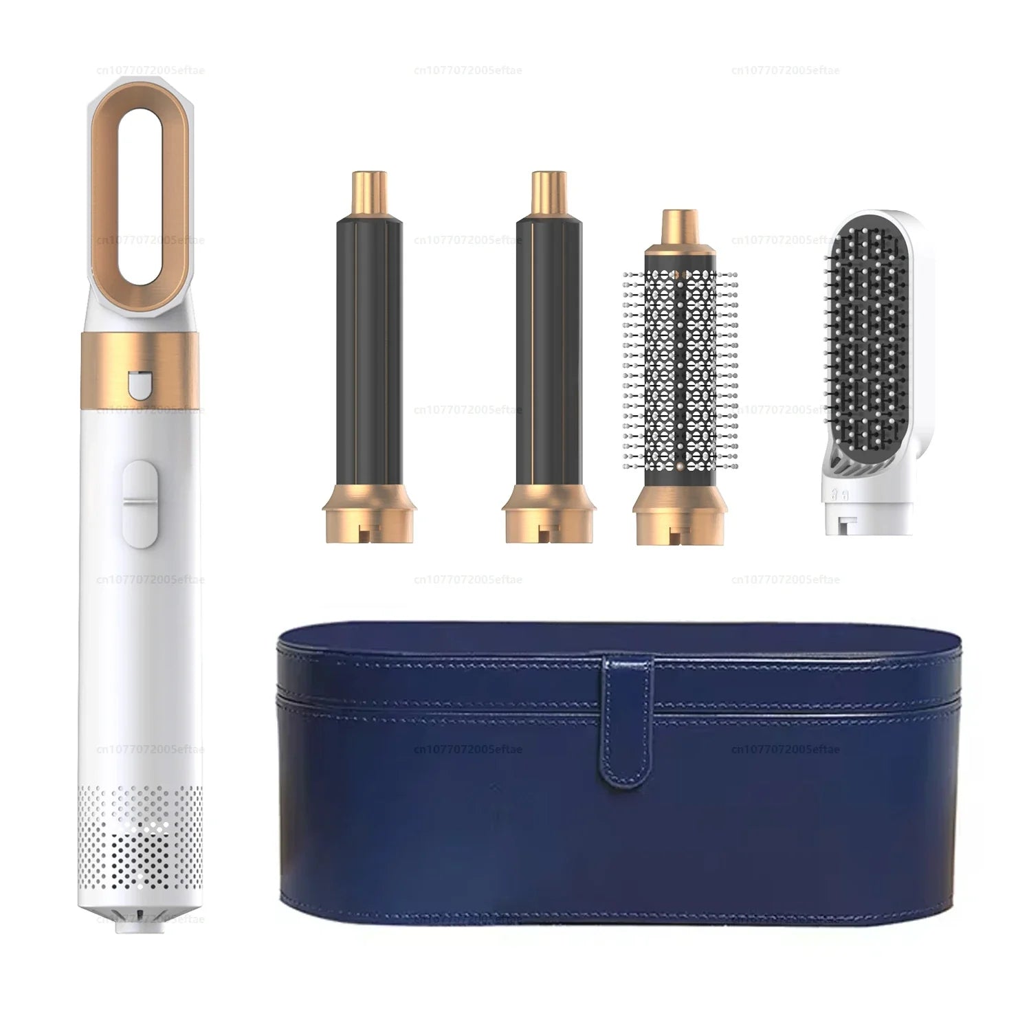 5 In 1 Styling Hair Dryer Electric Comb Negative Ion Professional Automatic Comb Curly Hair Straight Hair Comb Styling Tool