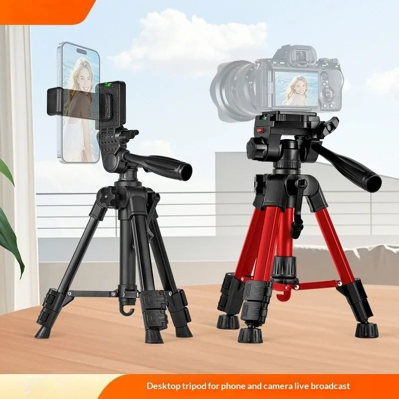 Professional Phone Tripod Stand for Live Streaming Selfie Portable Desktop Camera Tripod with Flexible Legs
