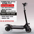 [8 models]10/11 Inch 48V-72V 1000W-6000W Electric Scooter 50-85km/h Fast E Scooter Off Road Electric Kick Scooter Foldable Adult