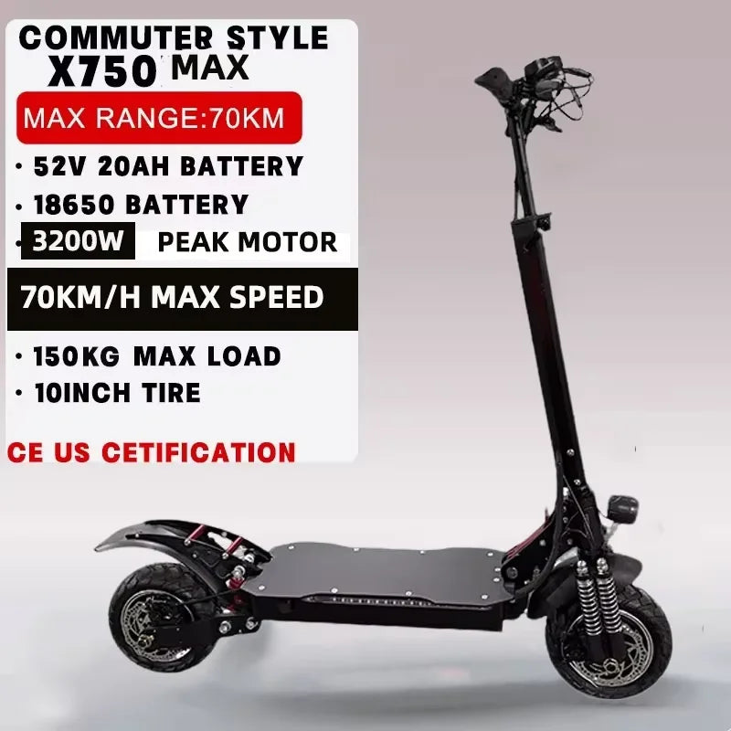 [8 models]10/11 Inch 48V-72V 1000W-6000W Electric Scooter 50-85km/h Fast E Scooter Off Road Electric Kick Scooter Foldable Adult