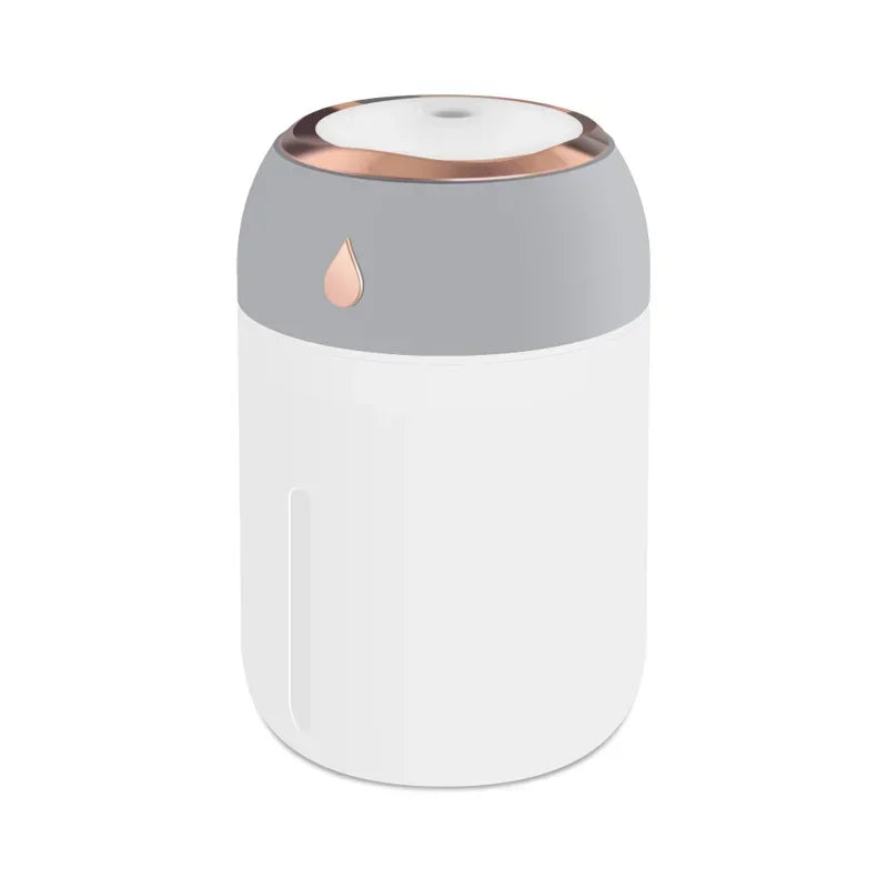 USB Car Humidifier with Color Night Light - Portable Cold Mist Sprayer and Fragrance Oil Diffuser for a Refreshing Drive Amagi