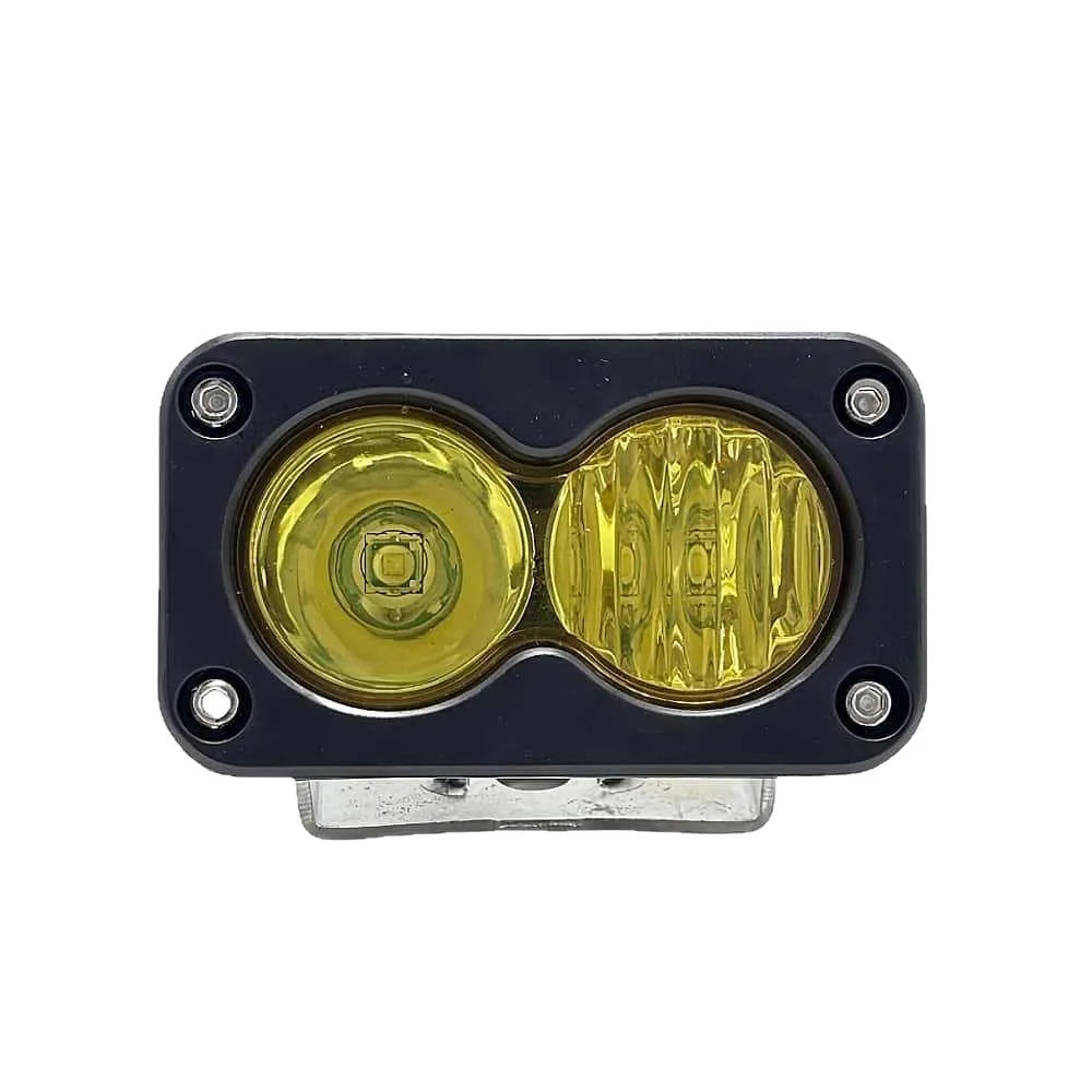 Car Spotlight 3 Inch White Yellow LED Pod Driving Work Light for Pickup Motorcycle Truck Offroad Roof Luggage Rack Lamp