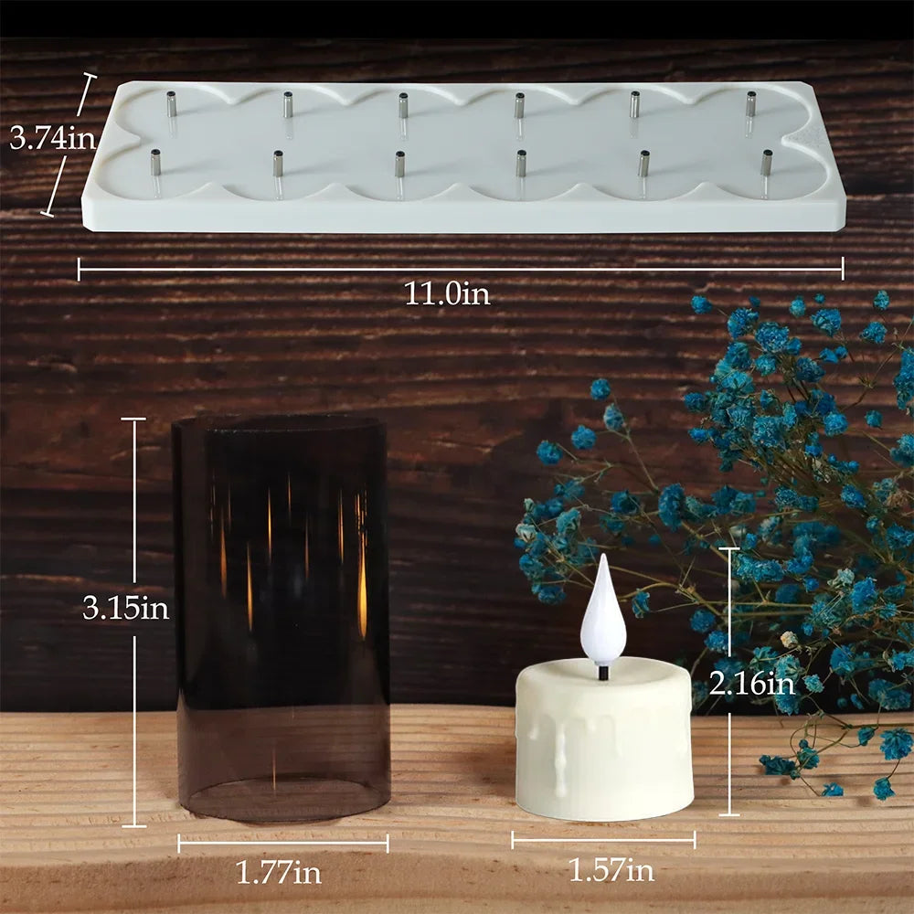 Rechargeable LED Candles With Remote Control LED Candles For Room Decor Birthday Home Decor Festival Decoration Flameless Candle