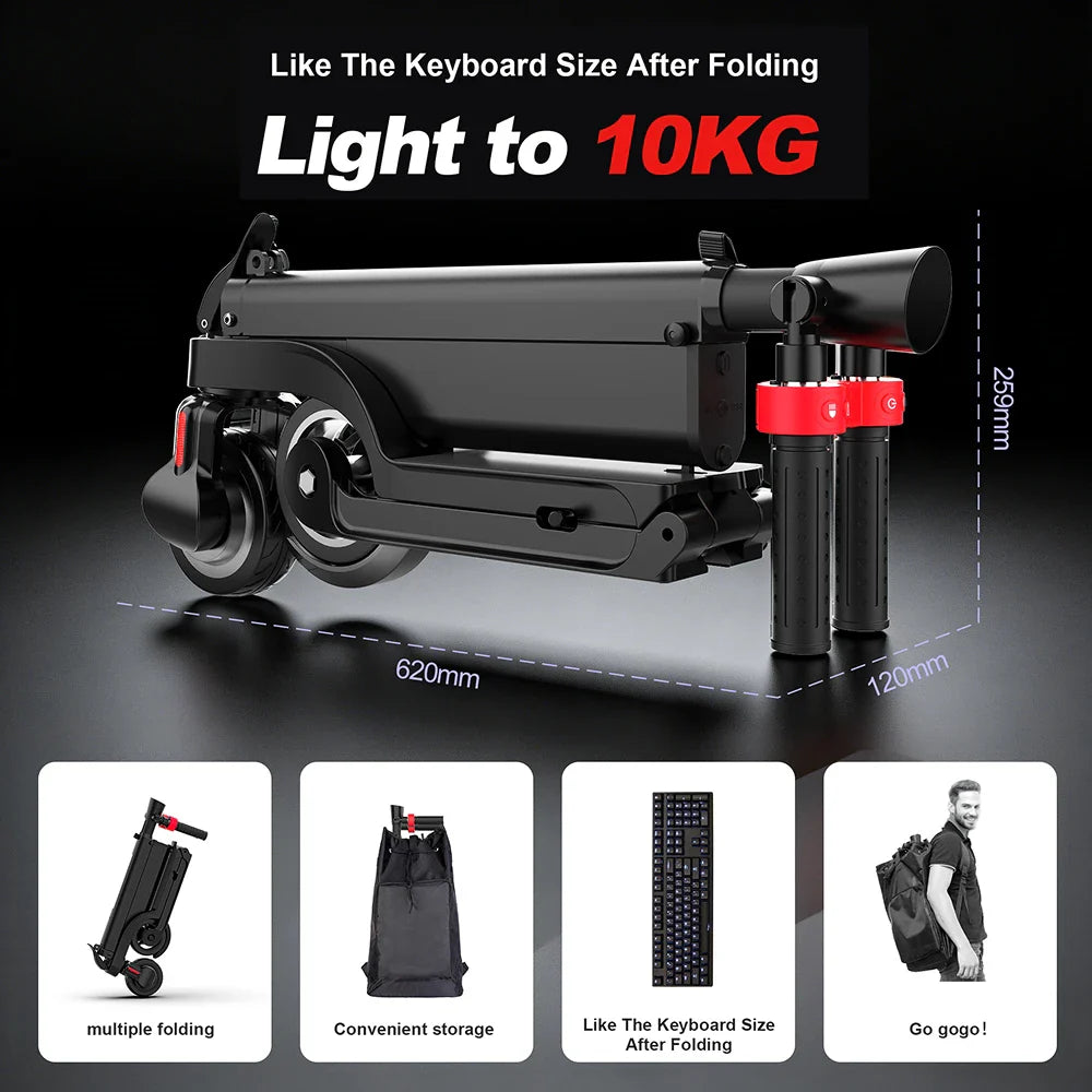 HUANCI X6 electric scooter adults Foldable electric scooters 350W scooters electric 36V 7.5A e scooter Smart APP escooters