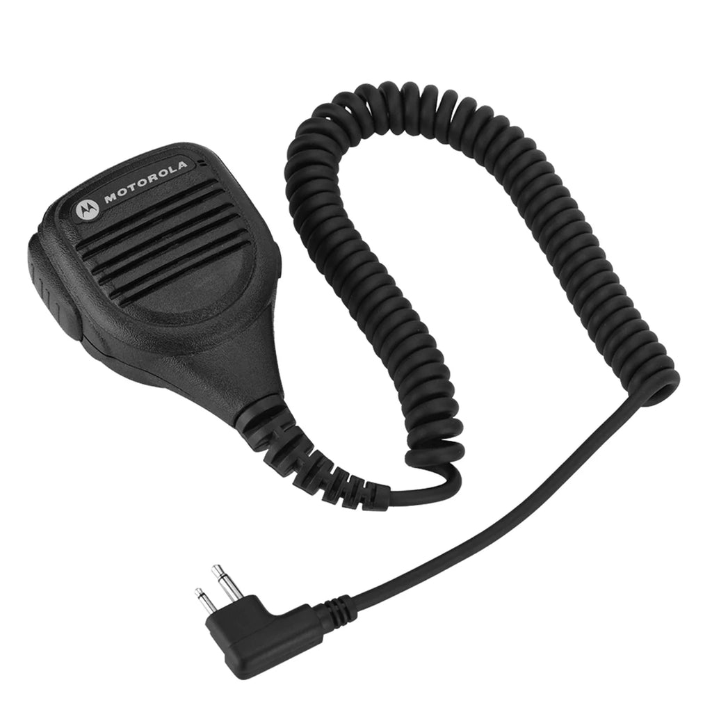 3.5mm Headphone Jack Speaker mic Walkie talkie Radio Hand Microphone with Steel Belt Clip
