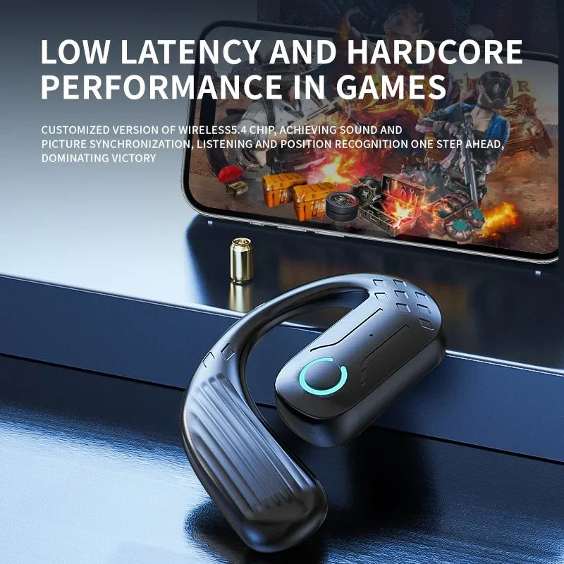 Wireless Bluetooth Headphones With Microphone Bone Conduction Earphones Handsfree Noise Canceling Headset For Driving Audifonos