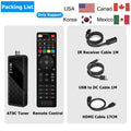 Digital Converter Box TV Receiver for TV,1080P ATSC tv Tuner Box with hdmi Output Hidden Behind TV,with 2-in-1 Remote