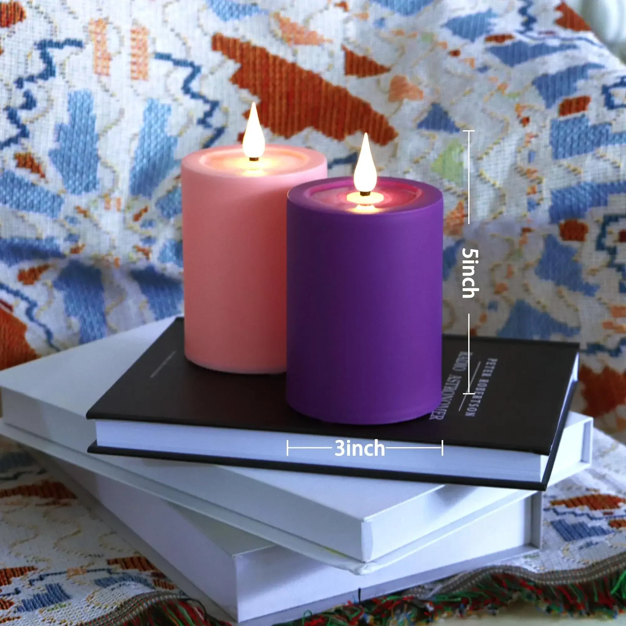 LED Flameless Candles Battery Operated LED Light with Remote Timer Holiday Party Candles for Home Room Decor Wedding Gift