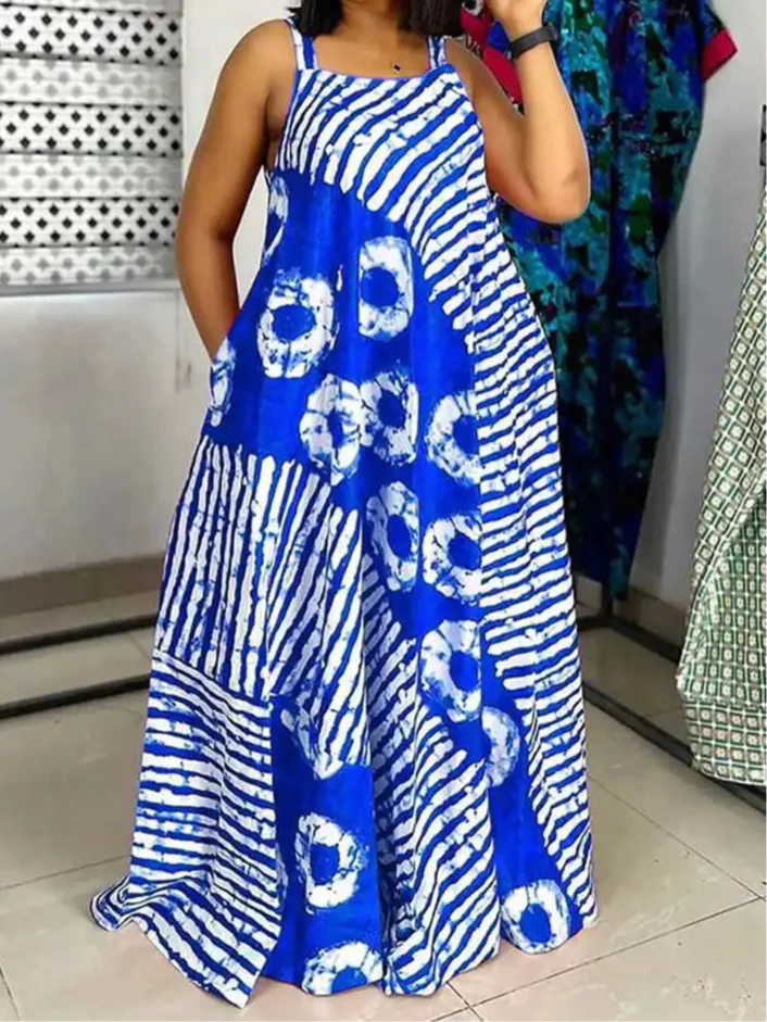 Sleeveless Party Beach Sundress Tank Long Casual Loose Dress