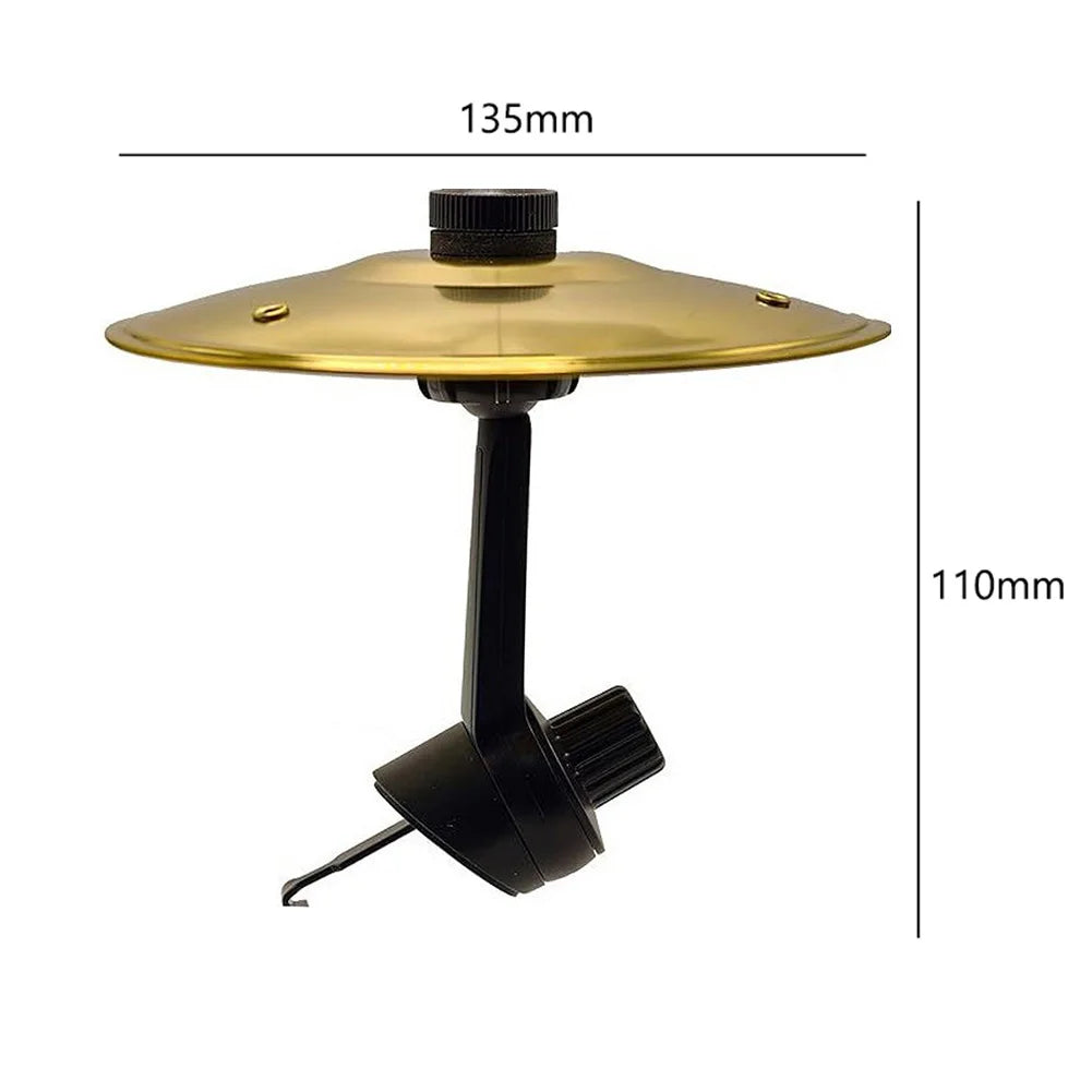 2/1PC Vehicles Musical Saucer Car Crash Cymbal Alloy Car Crash Drums Cymbal Air Vent Drum Mini Drum Clip-On Mini for Music Vent