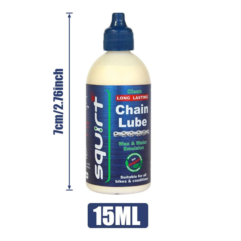 Bicycle Chain Wax Maintenance Oil 15ML Mountain Bike Road Bike Special Lubricant Chain Gear Oil for All Bicycle Chain Tools