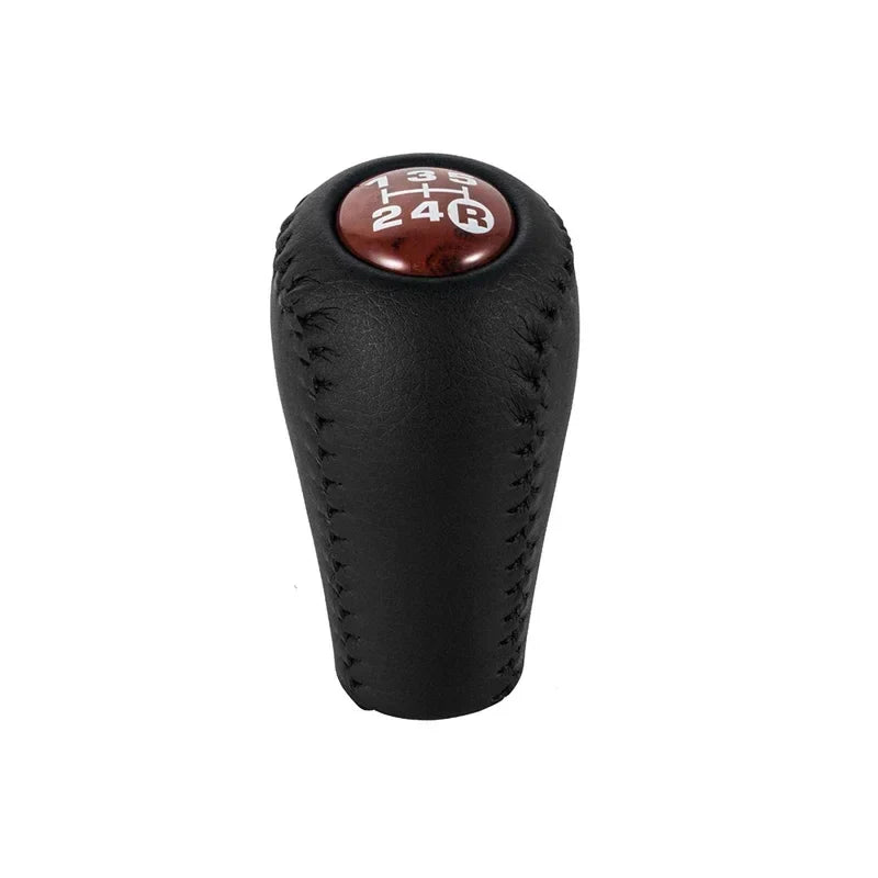 Gear Shift Knob 5 Speed Manual Transmission Leather Transfer Gear Shift Fit for Toyota Prado LC120 Land Cruiser Prado 2003-2009