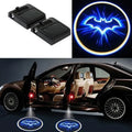 2PCS For Bat Logo Wireless Universal Led Emblem Car Door Light Luces Projector Courtesy Ghost Shadow Lamp Accessories Decoration