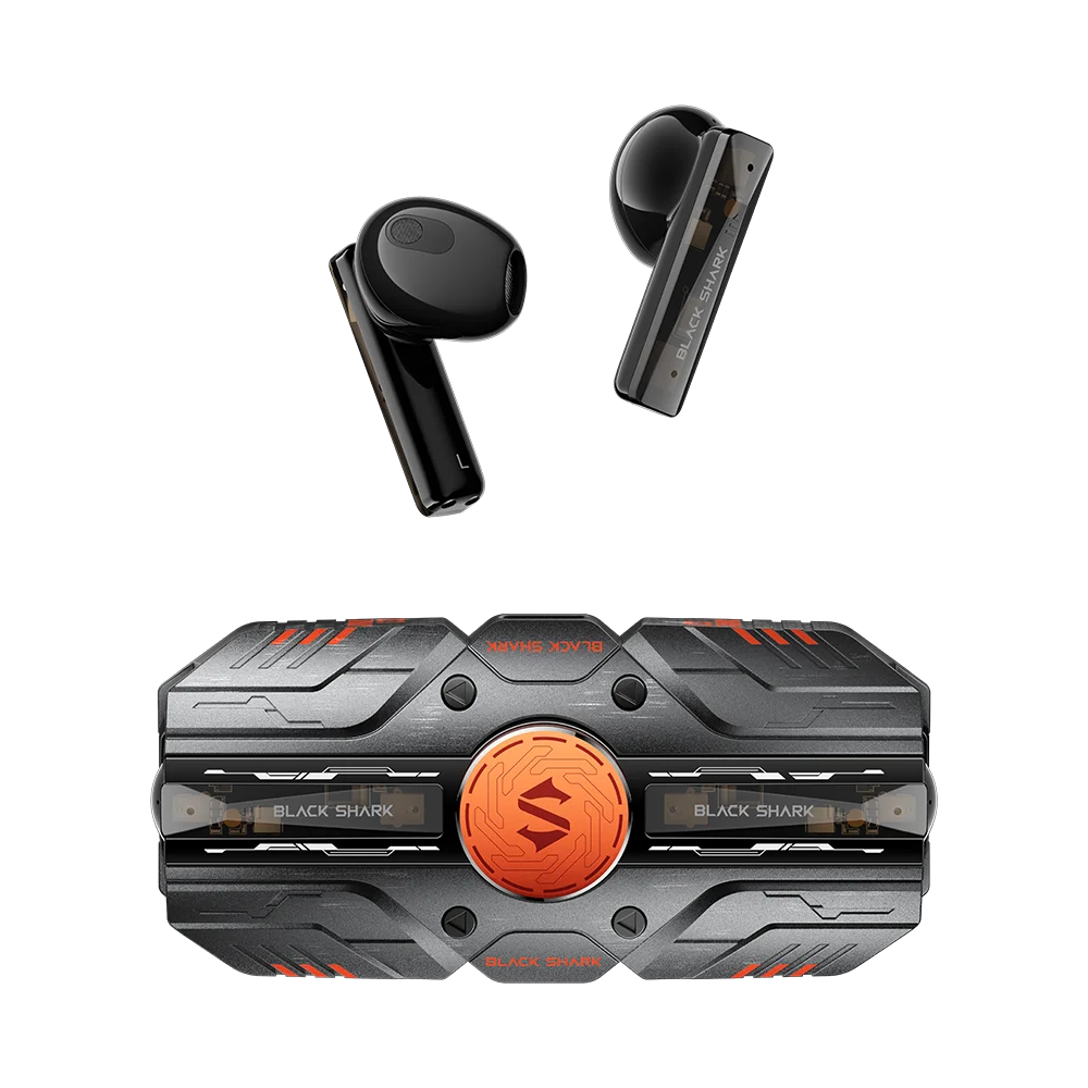 Black Shark Rokas 3 TWS Wireless Earbuds, with HIFI Stereo, Bluetooth 5.4, Fidget Spinner 24H Battery Life RGB Light Low Latency