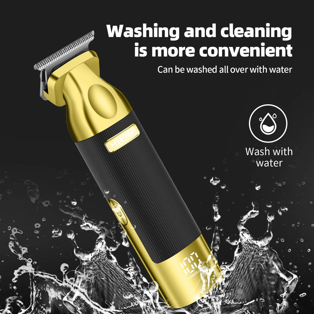 Professional Beard Hair Trimmer For Men Electric Razor and Sideburn Trimmer for Men Rechargeable USB with Display Body Beard