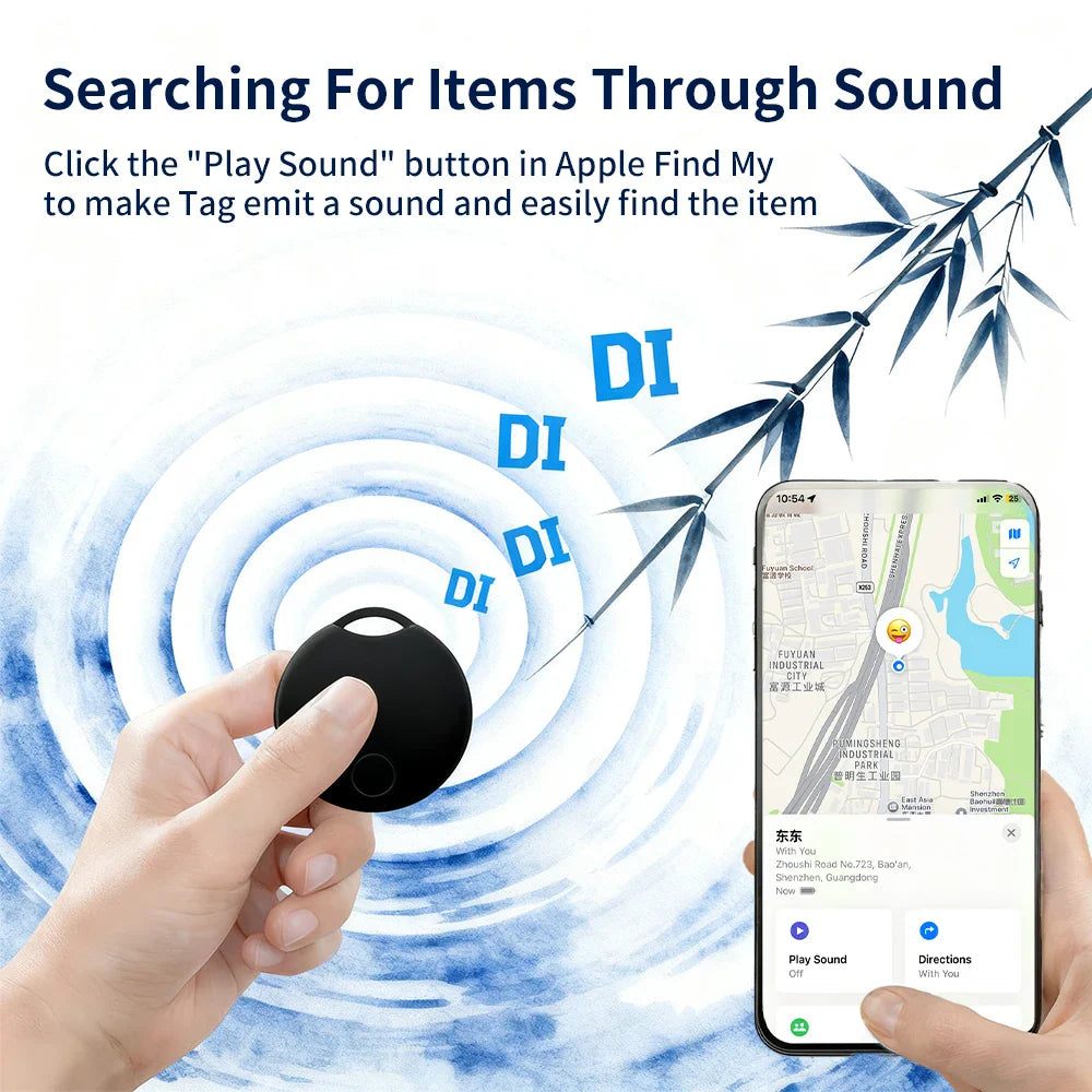 For Apple Find My Mini Location Tracker Anti Lose Reminder Device Key Finder Kids' Bag Wallet Home Item Remote Locator Smart Tag