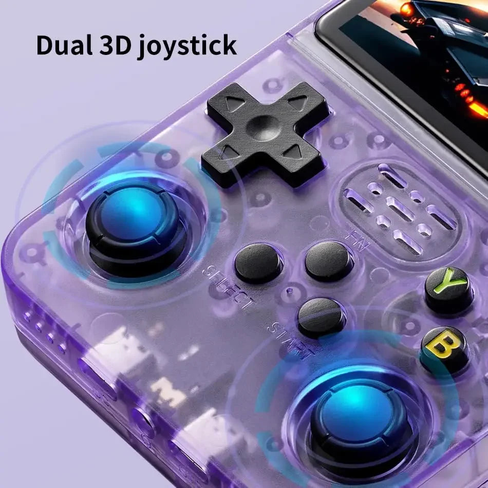 R36S Handheld Game Console Linux System 3.5-inch IPS Screen 64G 20000+ Games  Portable Pocket Game Console