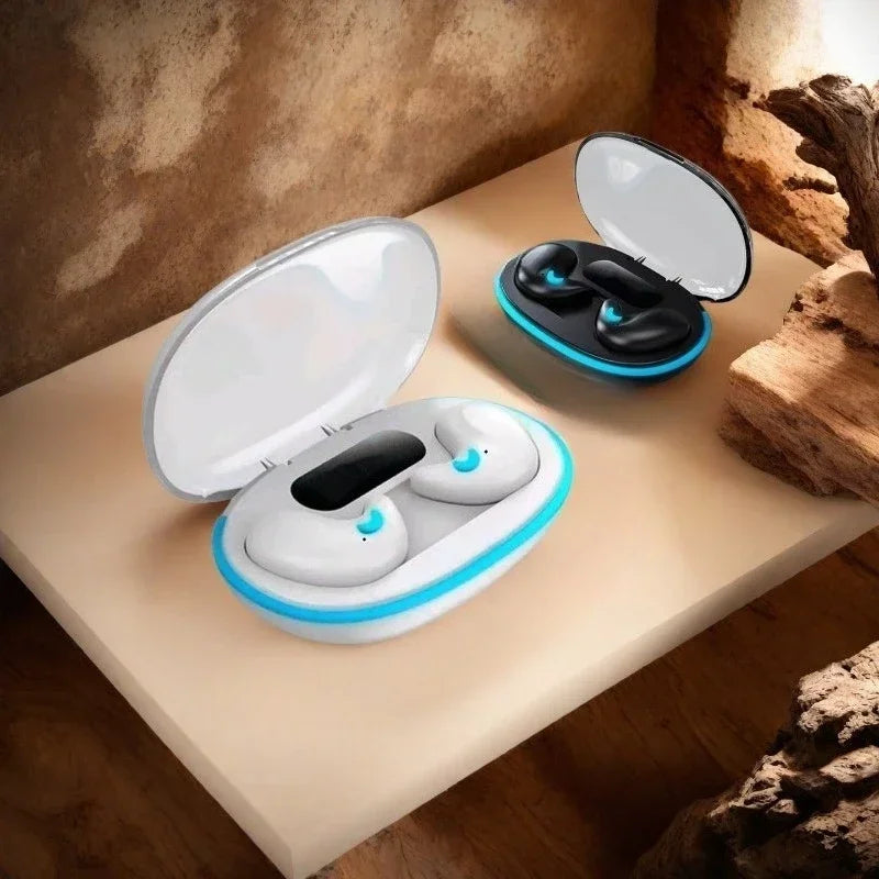 Mini Invisible Sleep Wireless Earphone Bluetooth 5.0 Hidden Earbuds IPX5 Waterproof Noise Cancelling Touch Control Headphone X55