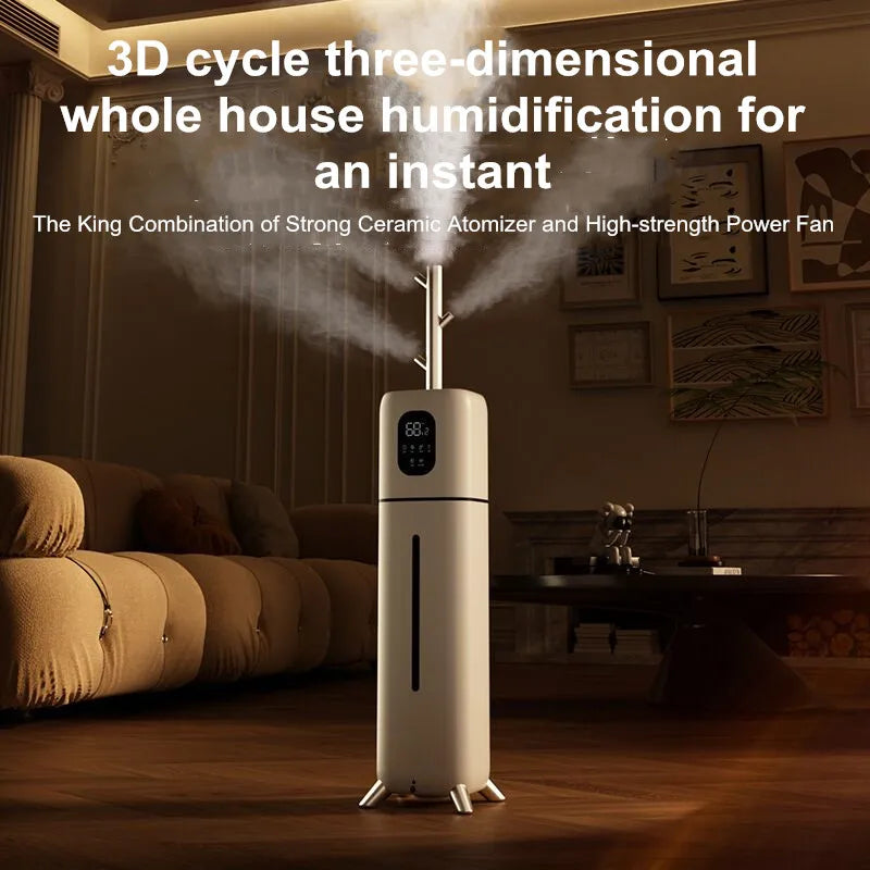 9L Ultra-Large Capacity Warm Humidifier Intelligent Constant Humidity +UV Sterilization WIFI Control Bedroom Living Room Office