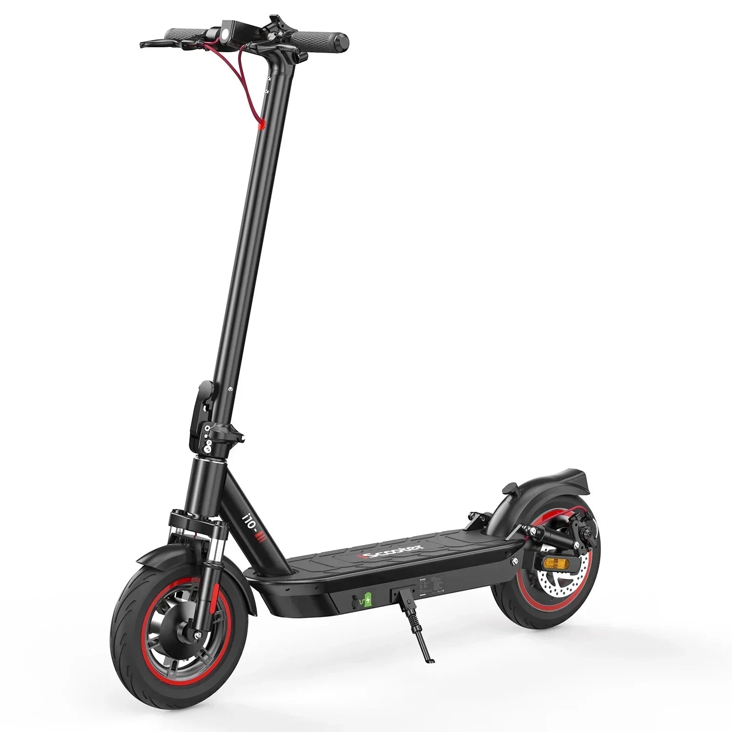ISCOOTER I10 650W Motor Foldable Electric Scooter 42V15Ah Battery Adult EScooter 10 Inch Tires City Commuter Electric Scooter