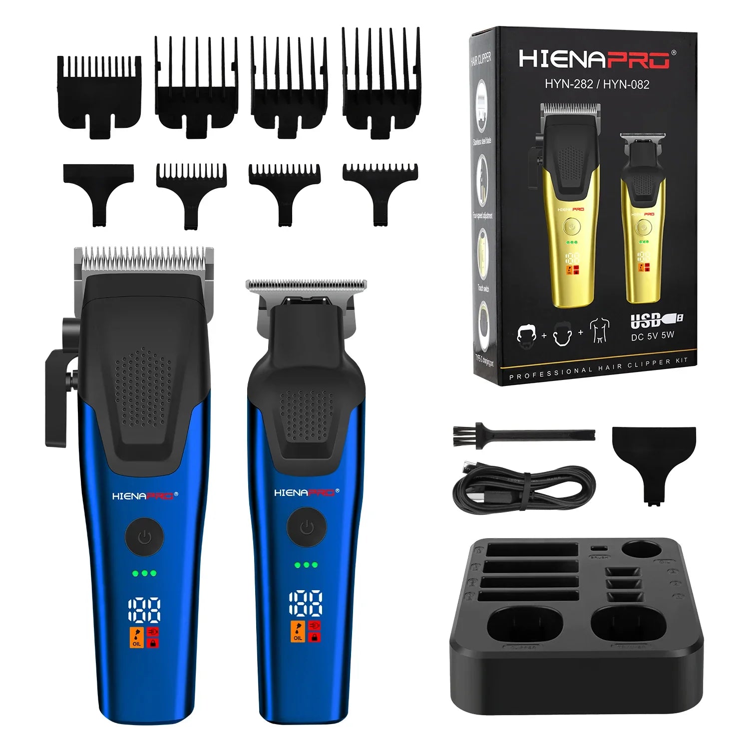 Professional Cordless Men's Barber Kit Electric Hair cutter hair Trimmer Machine Hair Cutting Machine Clipper gift for men