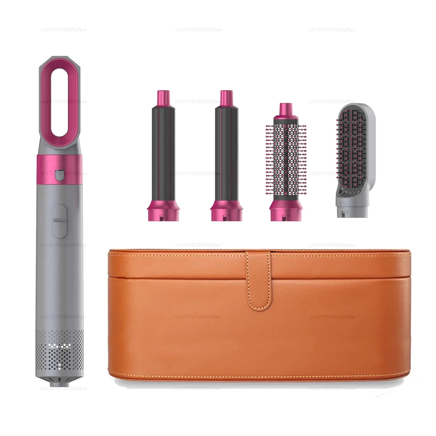5 In 1 Styling Hair Dryer Electric Comb Negative Ion Professional Automatic Comb Curly Hair Straight Hair Comb Styling Tool