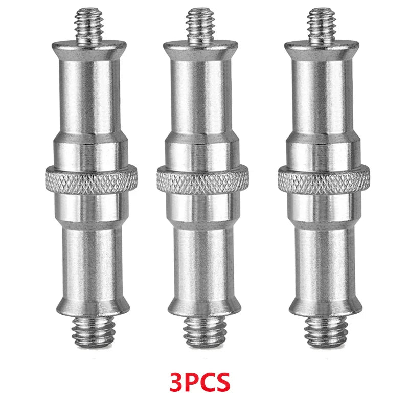 1/4 turn 3/8 socket stud male adapter metal camera screw photo hand tool umbrella flash tripod photo studio accessories