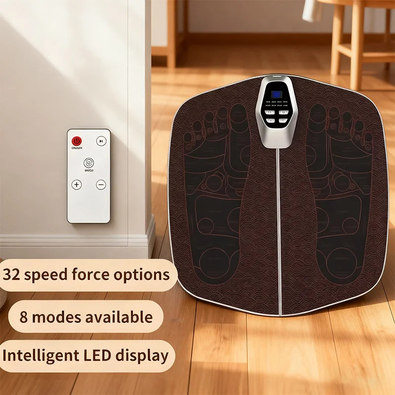 Intelligent Foot Pads Massager 2025 New Popular - Pulse Physiotherapy Microcurrent Function Multi-mode Health Foot Massager