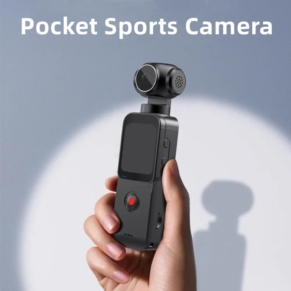64MP 4K Action Cameras Anti-shake Sports Cam 270° Face Detect Auto Rotative Pocket Camcorder Digital Vlog Camera Video Recorder