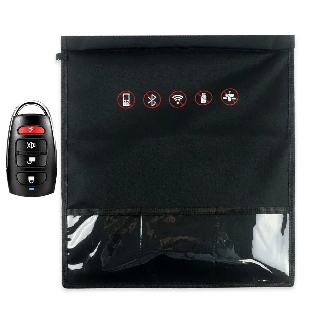 Mobile Phone Anti-radiation Signal Shielding Bag Signal Blocking Bag Faraday Cage Pouch Car Key Radiation Protection Storage Bag