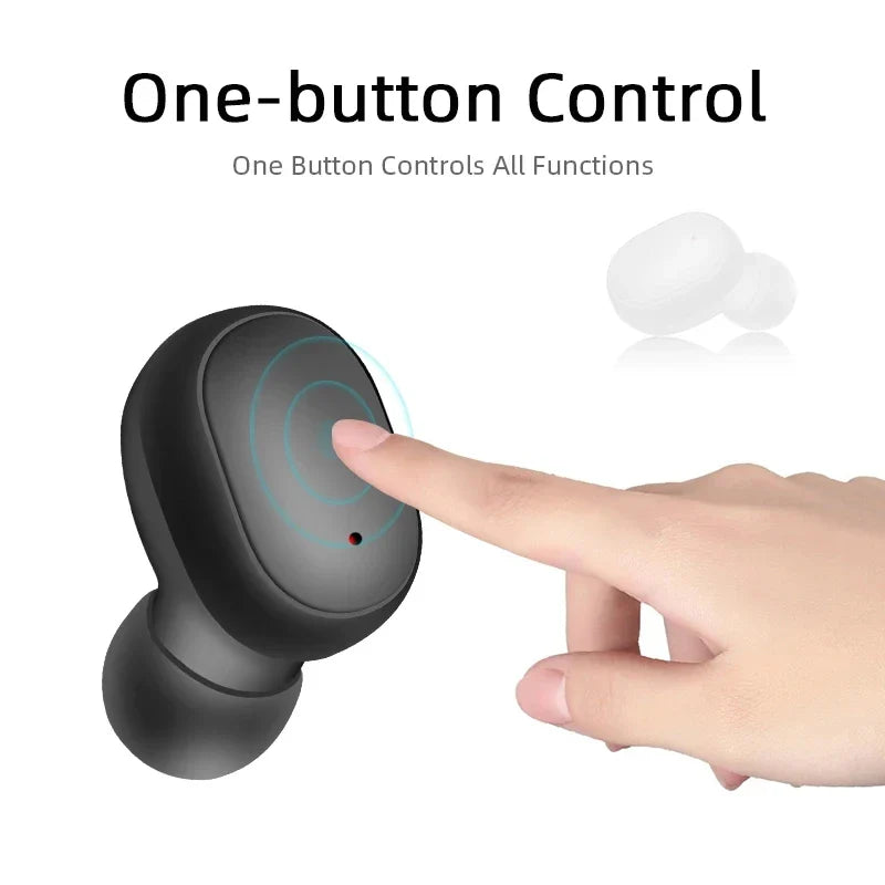 Original A6S TWS Bluetooth Headphone Wireless Earphone Stereo Headset Sport Earbuds With Microphone  Charging box For Smartphone