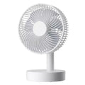 Portable Rechargeable Desktop Fan 8 Inch Mini USB Fan for Home Office Outdoor Camping Ari Cooling Fan with Oscillating Timer