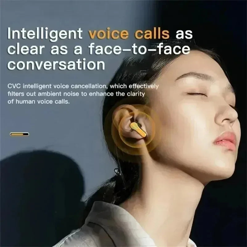 New N35 Gaming Earphones Wireless Headset LED Three-true Smart Screen Display Music Headphones Portable In-Ear Sport Earphones