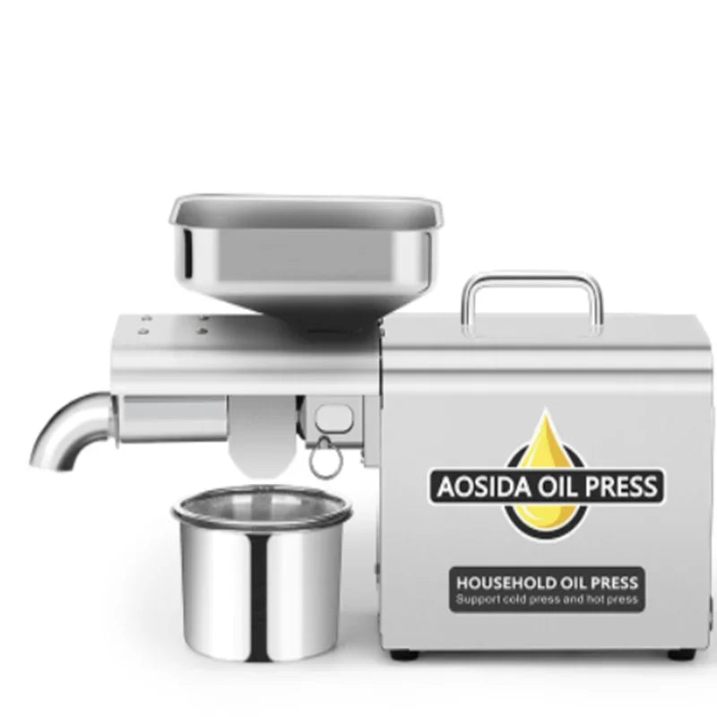 New Stainless Steel Oil Press Machine Commercial Home Oil Extractor Expeller Presser 110V or 220V available  Oil Press Cold