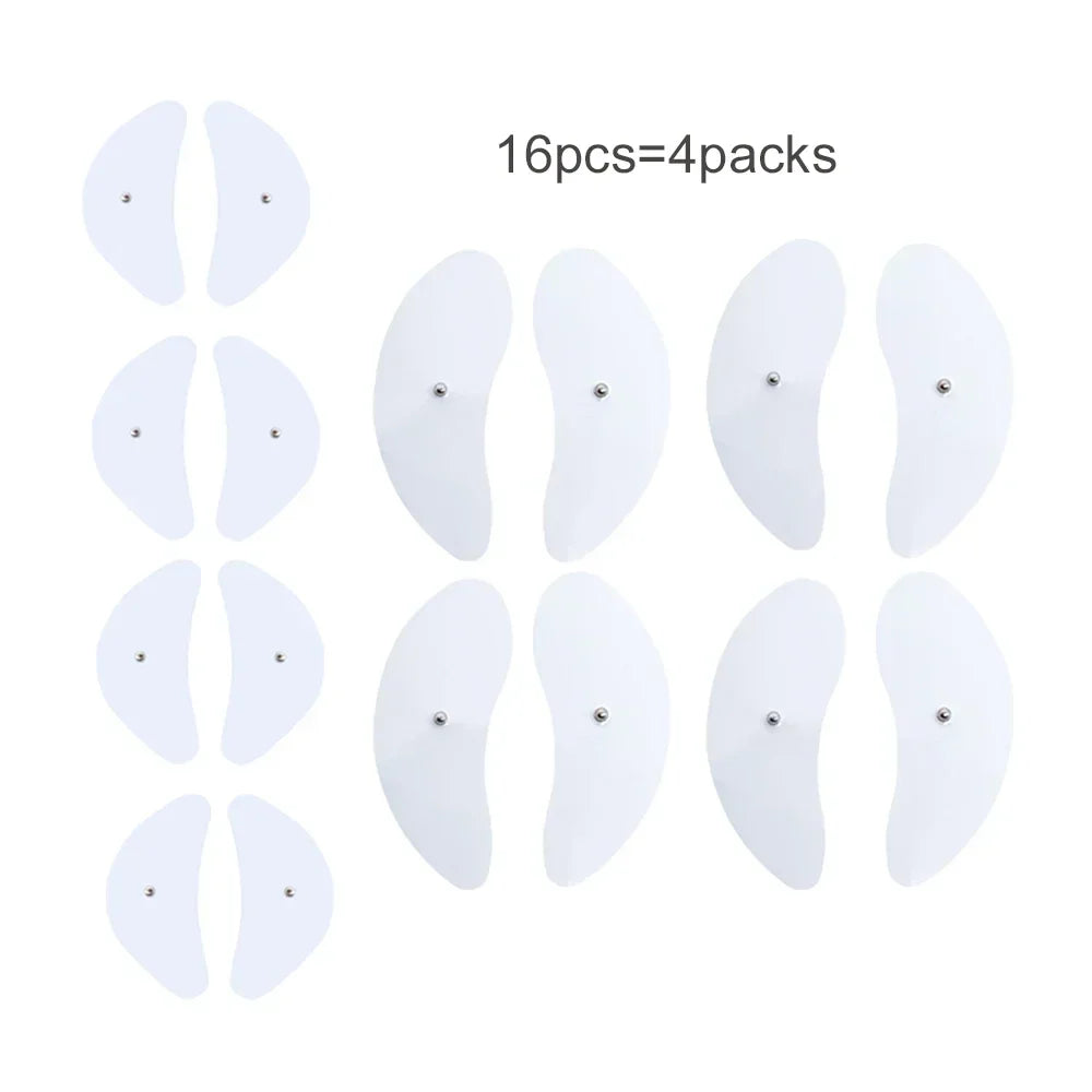 4/16PCS Muscle Stimulator Electrode Pads EMS Muscle Stimulator Electric Massager Replacement Conductive Gel Sticker Health Care