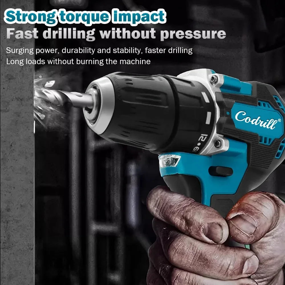Makita Original DDF487 Cordless Driver Drill Brushless Electric Impact Screwdriver 18V Rechargeable Power Tool