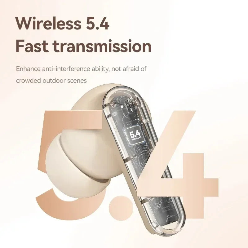 S510 Bluetooth  Wireless Touch Control Headphones HiFI Stereo Waterproof Earphone TWS Sports LED Display Headset with Microphone