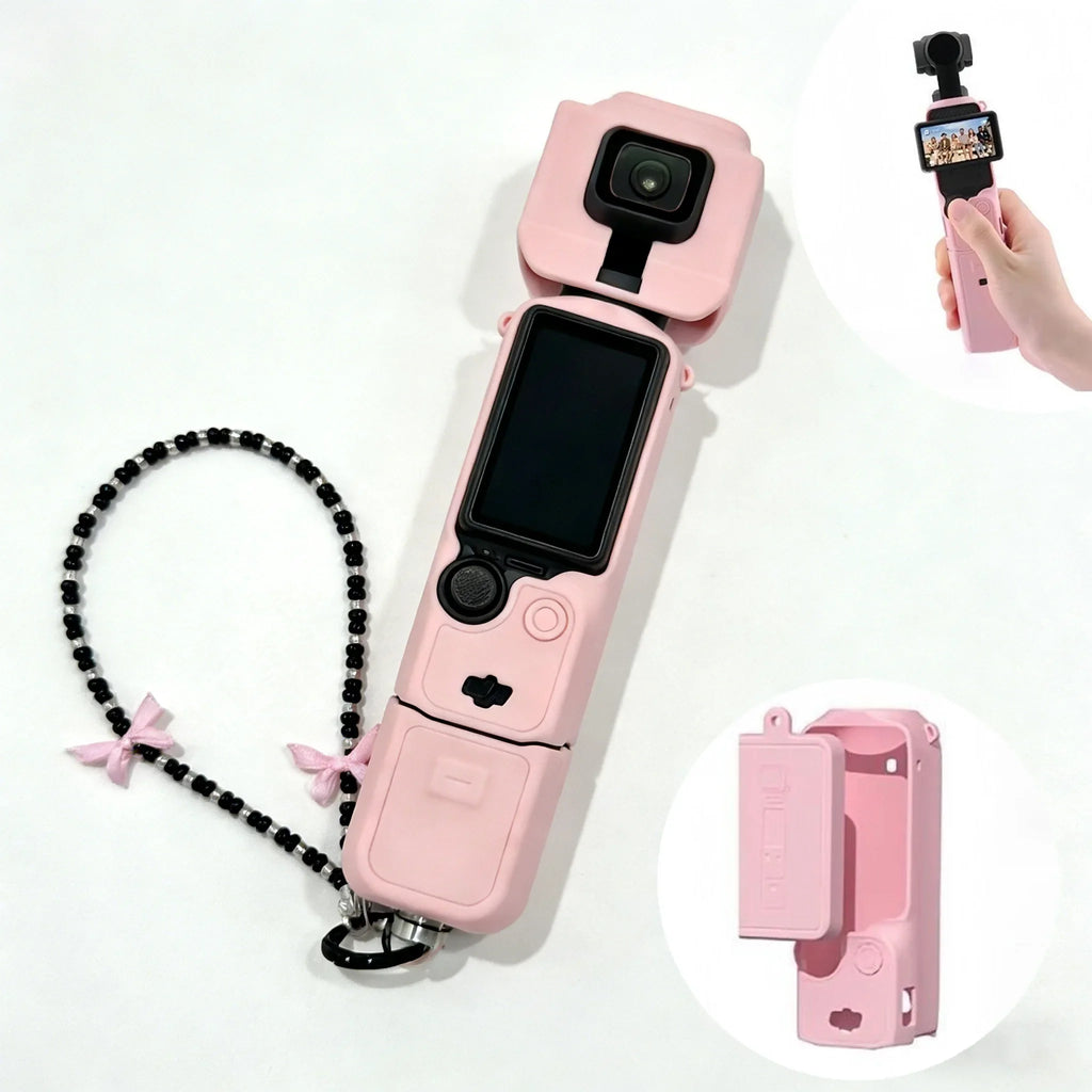 DJI Pocket 3 Silicone Case Osmo Action Camera Protective Cover Anti-Scratch DJI P3 Camera Accessory