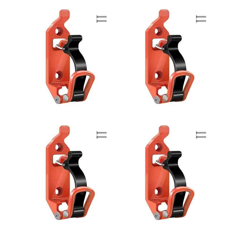 2-4PCS Tool Fixing Bracket Wall Mounting Bracket Shovel Ax Quick Release Clamp Shovel Bracket Car RV Boat Home Accessories