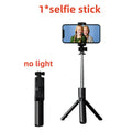 BSLIUFANG Wireless Bluetooth Selfie Stick tripod monopod stand Phone holder for Outdoor travel 3 IN 1