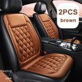 2pcs Winter Heated Car Seat Cover 12V Heating Warmer Car Seat Cushion Auto Universal Protector Cloak Cover Pads Set New Amagi